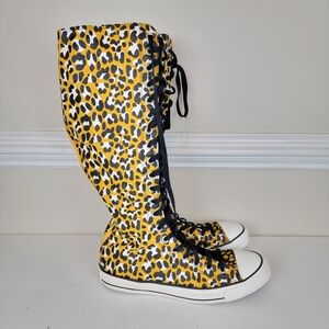 Leopard Print High-Top Knee High Women's Sneakers Converse All Star